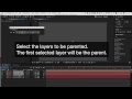 Parent Selected Layers Demo