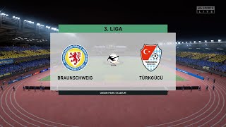 FIFA 22 | Braunschweig vs Türkgücü - 3. Liga | Gameplay
