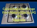 Gas Cooktop Natural Gas to LPG Conversion by ezy2learn