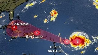 Forecasters track Hurricane Irma's path toward US