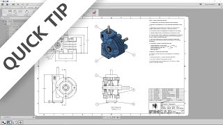 QUICK TIP: Multi Sheet Drawings