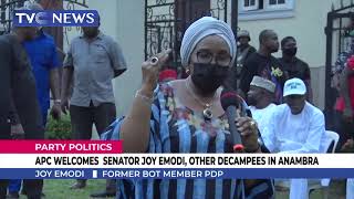 [VIDEO] APC welcomes senator Joy Emodi, other Decampees in Anambra