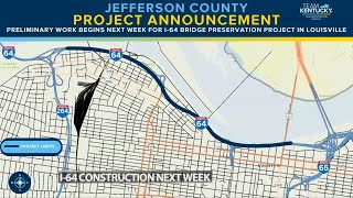 I-64 construction to start soon from downtown to Sherman Minton Bridge