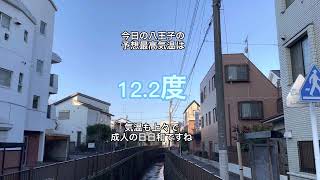 20歳を祝う会が行われるＪ：ＣＯＭホール八王子もある八王子駅南口周辺のイマソラ（2023年1月9日）