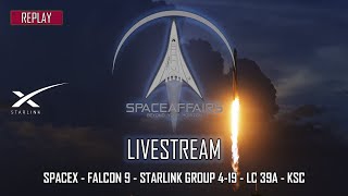 SpaceX - Falcon 9 - Starlink Group 4-19 - LC-39A - Kennedy Space Center - June 17, 2022