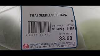 THAI SEEDLESS GUAVA PRICE $3.60 CENT #shortvedio