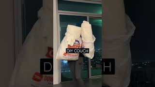 Diy Couch Diy Diycouch Boucle Cloudcouch