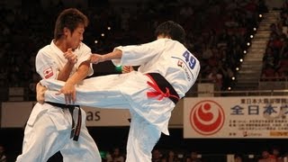 【新極真会】第29回全日本ウエイト制大会　男子軽量級準々決勝1　KARATE