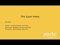 The Layer Index with Yocto Project