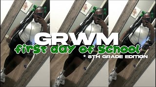 GRWM FIRST DAY OF SCHOOL * 8th grade edition * || sanyaamariaa