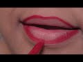 #12 Cherry Red lip tutorial