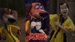 PAWS OF FURY! True Samurai Training #shorts #ad #pawsoffury