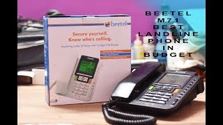 beetel land line phone M71 ! corded phone ! over view and how to use