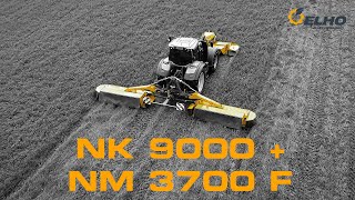 ELHO NK 9000 disc mower + NM 3700 F mower conditioner