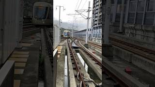 安坑輕軌往十四張列車安康到站 Ankeng LRT for Shisizhang arrived at Ankang  安坑ライトレール十四張行先電車安康駅に到着しました