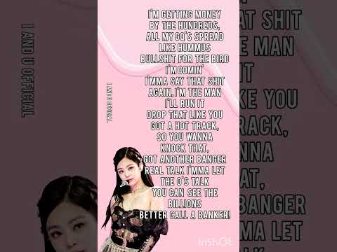 Blackpink Jennie D4 Rap English Lyrics #blackpink #jennie #ddududdudu # ...