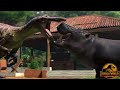 Suchumimus vs Hippopotamus | Jurassic world chaos theory Season 2  #jurassicworld #chaostheory