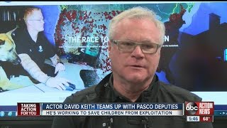 Actor David Keith changes roles to protect children, visits Pasco County