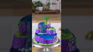 Making An Island Cake Dessert