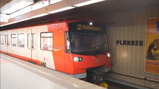 Germany, Nürnberg, U-Bahn ride from Opernhaus to Plärrer