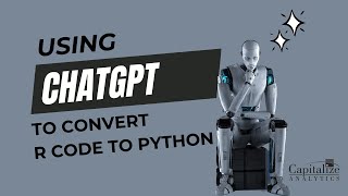 Use ChatGPT to Convert R Code to Python
