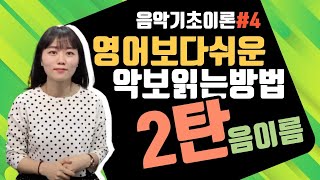 음악기초이론#4 #음이름 (나라별 음이름)