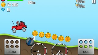 Hill Climb Racing - FIRE TRUCK rescue Police car in HIGHWAY Android Gameplay