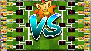 PvZ 2 BIG Tournament PLANT \u0026 VINE Custom Speed - Who Will Win? - Plant vs Plant Battlez