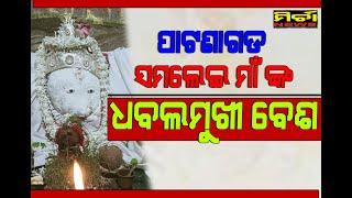 ସମଲେଇ ମା ଧବଲମୁଖୀ ବେଶ ପାଟଣାଗଡDhabal Mukhi Besa Samaleswari Maa Patnagarh, Mirchanews digital