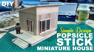 bamboo stick miniature house