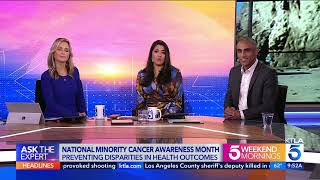 Dr Ari Gabayan of BHCC on KTLA5 talking about Cancer Month