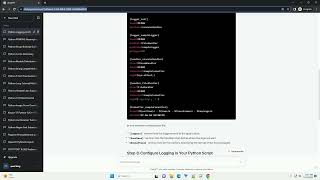 Configuration file in Python for logging instead function