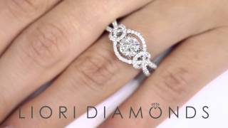 ER-SOLD-197 - 1.65 Carat F-SI2 Natural Round Diamond Engagement Ring 18k Gold Vintage Style