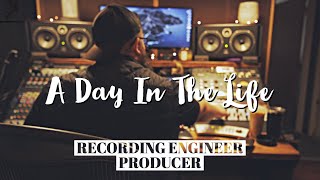 A Day In The LIFE |Recording Engineer, Producer | My Crazy Productive Day