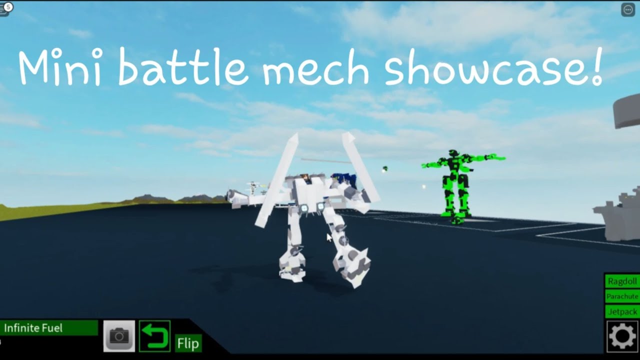 Mini Battle Mech Showcase (plane Crazy) (I Will Make A Tutorial Soon ...