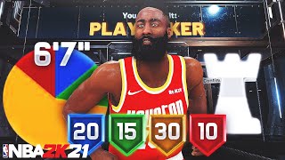 GLITCHY 6'7 POINT GUARD BUILD IS A DEMIGOD! THIS PLAYMAKER WILL BREAK NBA 2K21! BEST BUILD NBA 2K21