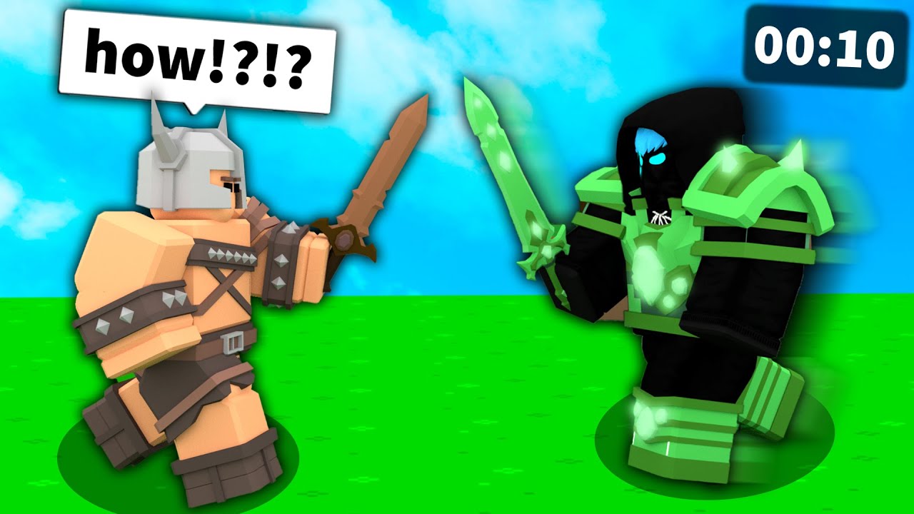 I disguised my avatar with ARMOR in Roblox Bedwars..