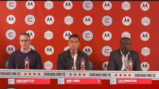 LIVE: Jairo Torres is officially introduced as a #cf97 player.