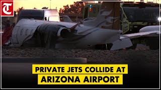 Private jets collide at Scottsdale Airport in Arizona, 1 dead