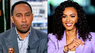 Stephen A Smith DESTROYS Malika Andrews And Exposes Her OBVIOUS BIAS