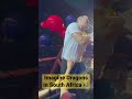 Dan Reynolds of Imagine Dragons greets fans in Cape Town