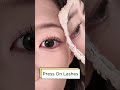 press on lash clusters no glue needed