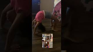 #gymnastics #contortions #flexible #blackgirlmagic Cici doing bridges and contortions.