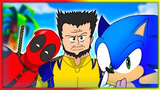 Sonic Encontra o Deadpool e Wolverine - (Animação Original)