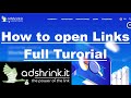 How to open adshrink.it Links | In Smartphone & Desktop [Full Tutorial]