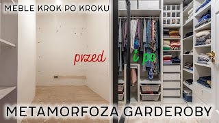 Urządzanie garderoby i przedpokoju z IKEA - PRZED/PO