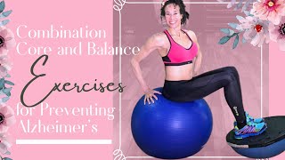 Combination Core and Balance Exercises for Preventing Alzheimer's - 260 | Menopause Taylor