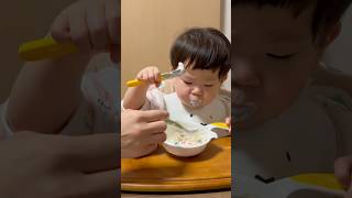 🍎 バナナヨーグルト…食べる？食べない？（1y5m8d No.4）