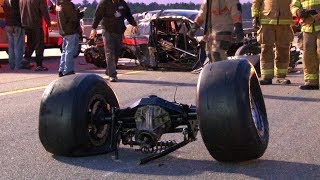 Twin Turbo Mustang Loses Rear End at OVER 200MPH!