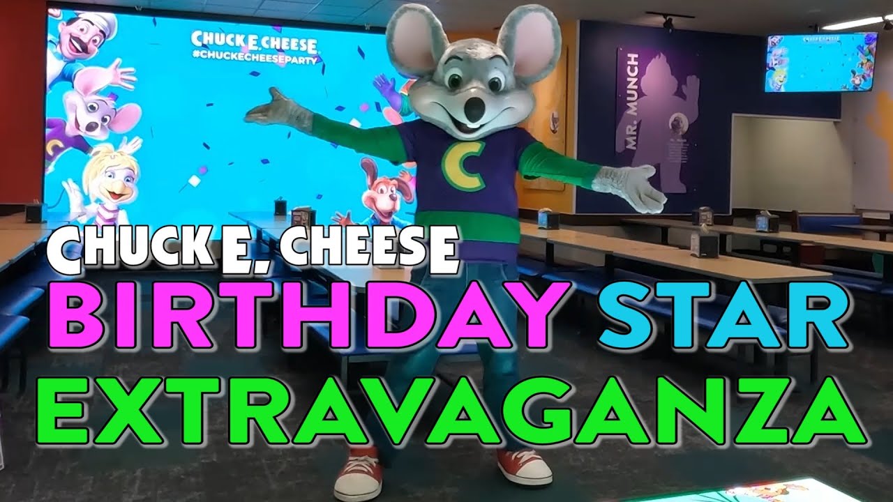 Chuck E Cheese Birthday Extravaganza